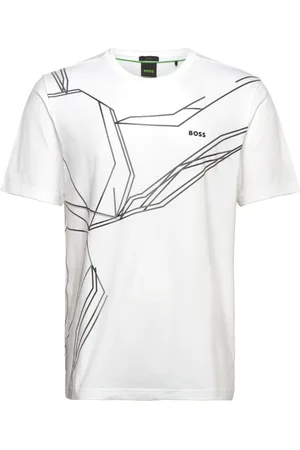 HUGO BOSS Tee Beetle Sport Men Sports Clothes Sport Tops Sport T-shirts White