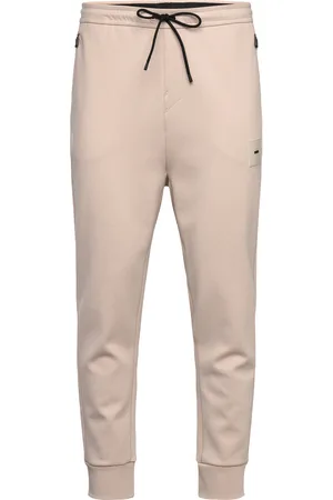 HUGO BOSS Hadiko Rib Sport Sport Clothing Sport Pants Sport Sweatpants Beige