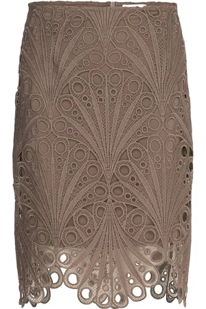 Noella Karoni Skirt Skirts Short Skirts Brown