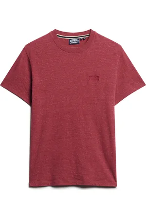 Superdry Essential Logo Emb Tee Tops T-shirts Short-sleeved Red