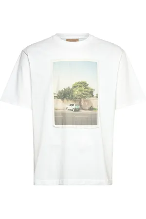 Rue de Tokyo Tibor Light Jersey Tops T-shirts Short-sleeved White