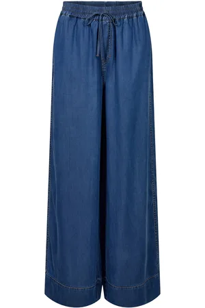 Numph Numiami Pants Bottoms Trousers Blue