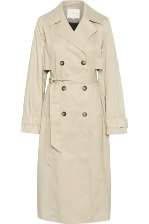 Kaffe Kapatricia Trench Coat Trenssi Takki Beige