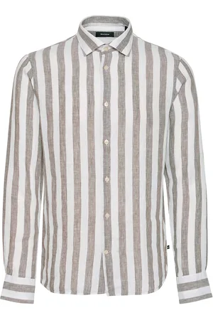 Matinique Mamarc Short Tops Shirts Linen Shirts Beige
