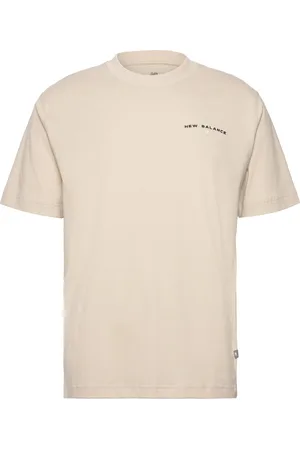 New Balance Reimagined Graphic T-Shirt 2 Sport Men Sports Clothes Sport Tops Sport T-shirts Beige