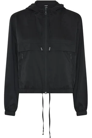 GIRLFRIEND COLLECTIVE Allie Hoodie Windbreaker Sport Sport Clothing Sport Outerwear Sport Jackets Sport Casual Jackets Black