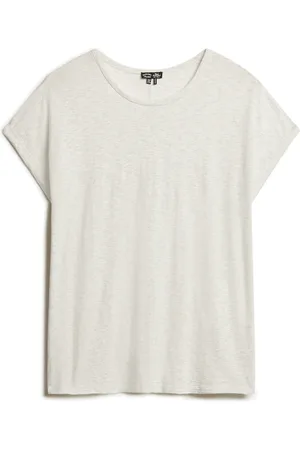 Superdry Studios Loose Tee Tops T-shirts & Tops Short-sleeved White