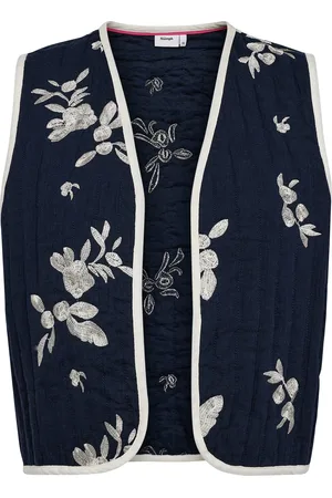 Numph Nustellas Vest Vests Knitted Vests Navy