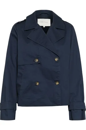 Kaffe Kapatricia Jacket Trenssi Takki Navy