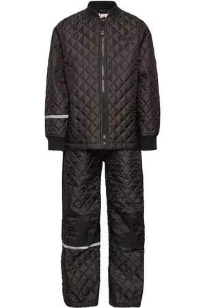 CeLaVi Basic Thermal Set -Solid Outerwear Thermo Outerwear Thermo Sets Black
