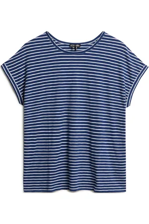Superdry Studios Loose Tee Tops T-shirts & Tops Short-sleeved Navy