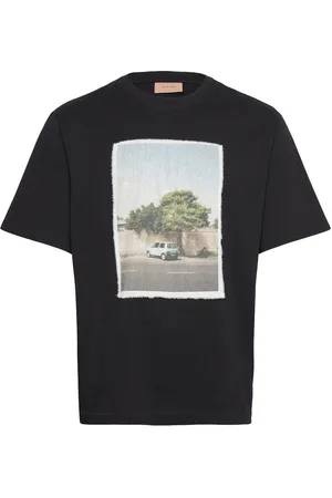 Rue de Tokyo Tibor Light Jersey Tops T-shirts Short-sleeved Black