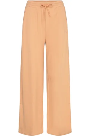 PUMA Her Comfort High-Waist Straight Pants Sport Women Sport Clothing Sport Pants Sport Sweatpants Orange
