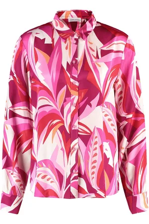 Gerry Weber Blouse 1/1 Sleeve Tops Blouses Long-sleeved Pink