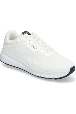 Tommy Hilfiger Lightweight Rwb Knit Matalavartiset Sneakerit Tennarit White