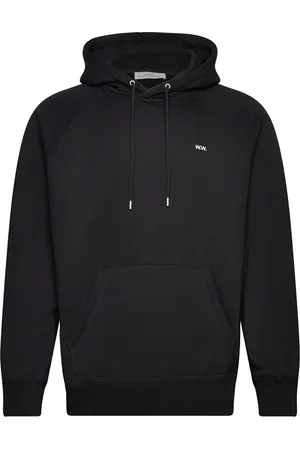 WoodWood Essential Fred Classic Hoodie Designers Sweat-shirts & Hoodies Hoodies Black
