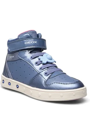 Geox J Skylin Girl Korkeavartiset Tennarit Blue