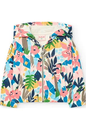 Boboli Fleece Jacket Floral Outerwear Fleece Outerwear Fleece Jackets Multi/patterned