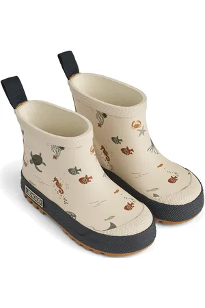 Liewood Tekla Printed Rainboot Kumisaappaat Beige