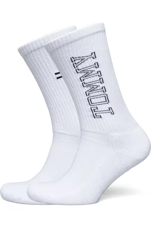 Tommy Hilfiger Th Uni Tj Sock 2P Tommy Underwear Socks Regular Socks White