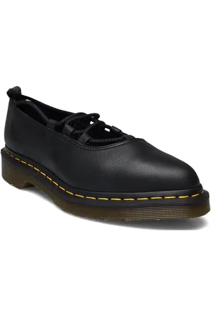 Dr. Martens Elphie Ii Black Virginia Shoes Flat Loafers Black