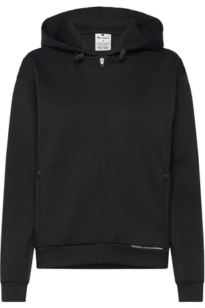 Champion Full Zip Hoodie Sweatshirt Sport Women Sport Clothing Sport Sweat-shirts & Hoodies Sport Hoodies Black