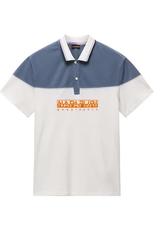 Napapijri E-Saturnia Ss Tops Polos Short-sleeved Cream