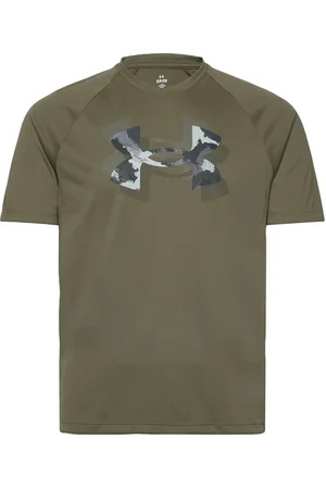 Under Armour Ua M Tech Print Fill Ss Sport Men Men Sports Clothes Sport Tops Sport T-shirts Green