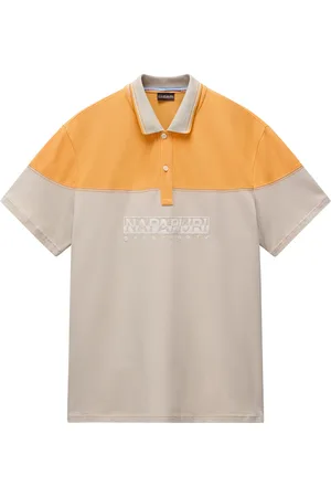 Napapijri E-Saturnia Ss Tops Polos Short-sleeved Beige