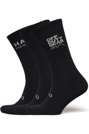 Black Halo Cotton Socks Underwear Socks Regular Socks Black