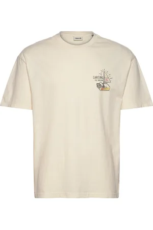 Solid Sdorval Tops T-shirts Short-sleeved Cream