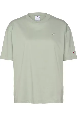 Champion Ss Tee Sport Women Sport Clothing Sports Tops & T-shirts Sport T-shirts Green
