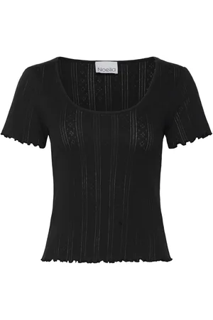 Noella Julietta Top Tops T-shirts & Tops Short-sleeved Black