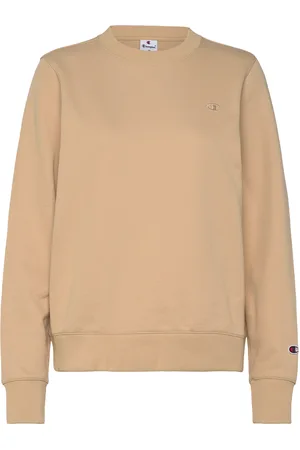 Champion Crewneck Sweatshirt Sport Women Sport Clothing Sport Sweat-shirts & Hoodies Sport Sweat-shirts Khaki Green
