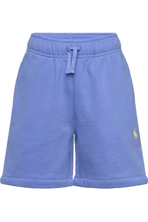 Ralph Lauren French Terry Drawstring Short Bottoms Shorts Sweat Shorts Blue