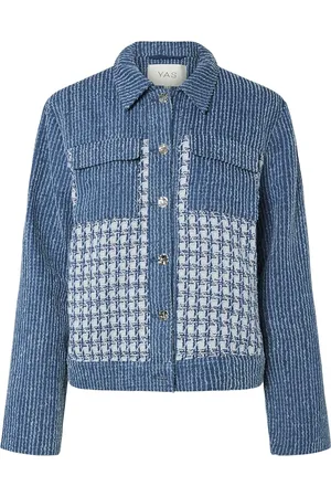 Y.A.S Beru Ls Jacket Farkkutakki Denimtakki Blue