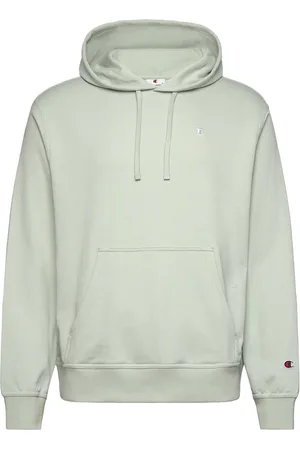 Champion Hooded Sweatshirt Tops Sweat-shirts & Hoodies Hoodies Green