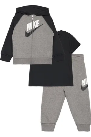 Nike Nkn N Nk 3Pc Boxed Set Sport Sweatsuits Grey