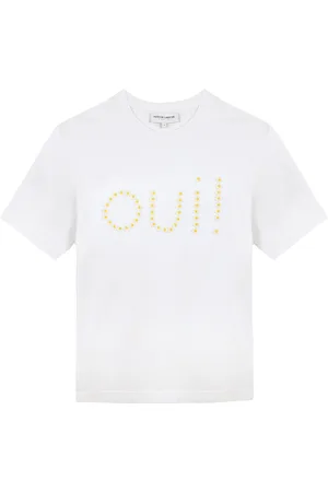 Maison Labiche Popincourt Tee-Shirt Tops T-shirts & Tops Short-sleeved White