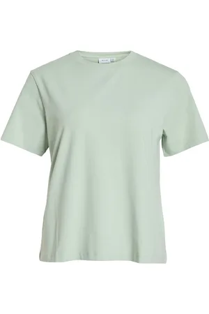 VILA Vinora S/S T-Shirt - Noos Tops T-shirts & Tops Short-sleeved Green
