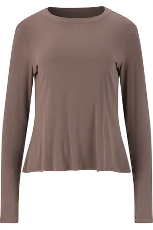 Athlecia Mandes W L/S Tee Sport Women Sport Clothing Sports Tops & T-shirts Sport Long Sleeve Tops Brown