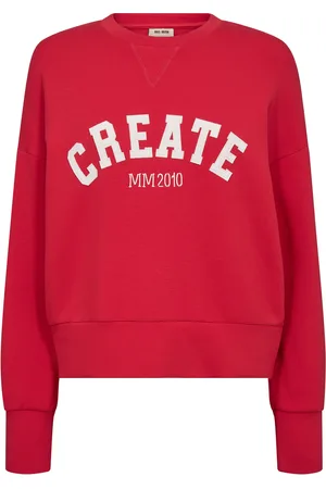 Mos Mosh Mmcelli O-Ls Sweatshirt Tops Sweat-shirts & Hoodies Sweat-shirts Red