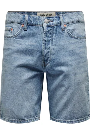 Only & Sons Onsedge Pim Dnm Shorts Box Vd Bottoms Shorts Denim Blue