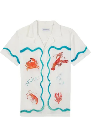 Maison Labiche Morney Shirt Designers Shirts Short-sleeved Shirts White