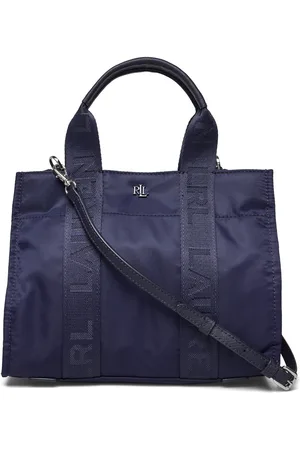 Ralph Lauren Nylon Small Stevie Tote Bag Bags Small Shoulder Bags-crossbody Bags Navy