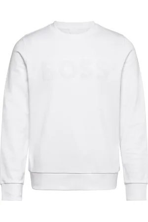 HUGO BOSS C-Soleri 120 Designers Sweat-shirts & Hoodies Sweat-shirts White