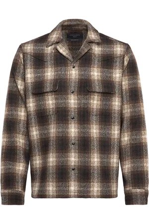 AllSaints Alvar Tops Overshirts Brown