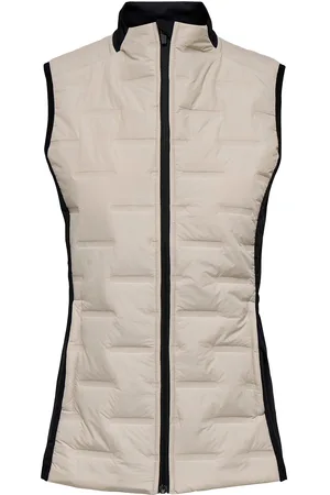 ONLY Onpisoa Hn Wvn Fused Waistcoat Sport Women Sport Clothing Sport Outerwear Sport Vests Beige