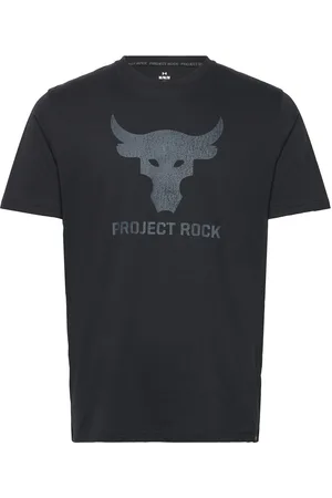 Under Armour Ua Pjt Rck Brahma Bull Ss Sport Men Men Sports Clothes Sport Tops Sport T-shirts Black