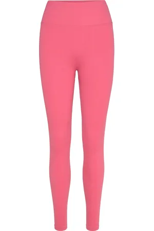 Casall Multi Rib Seamless High Waist Tights Sport Women Sport Clothing Sport Tights Sport Seamless Tights Pink